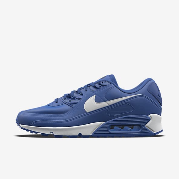 Blue and black nike air max 90 online